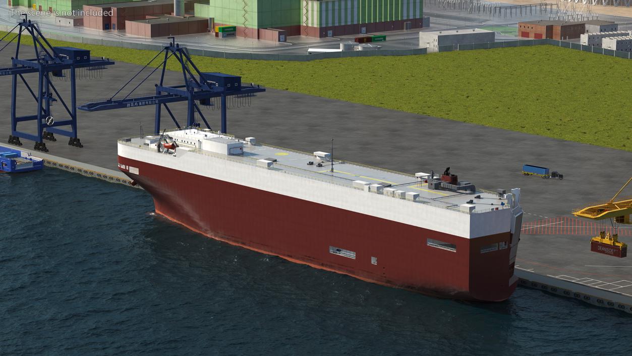 Car Carrier Cargo Ship 3D