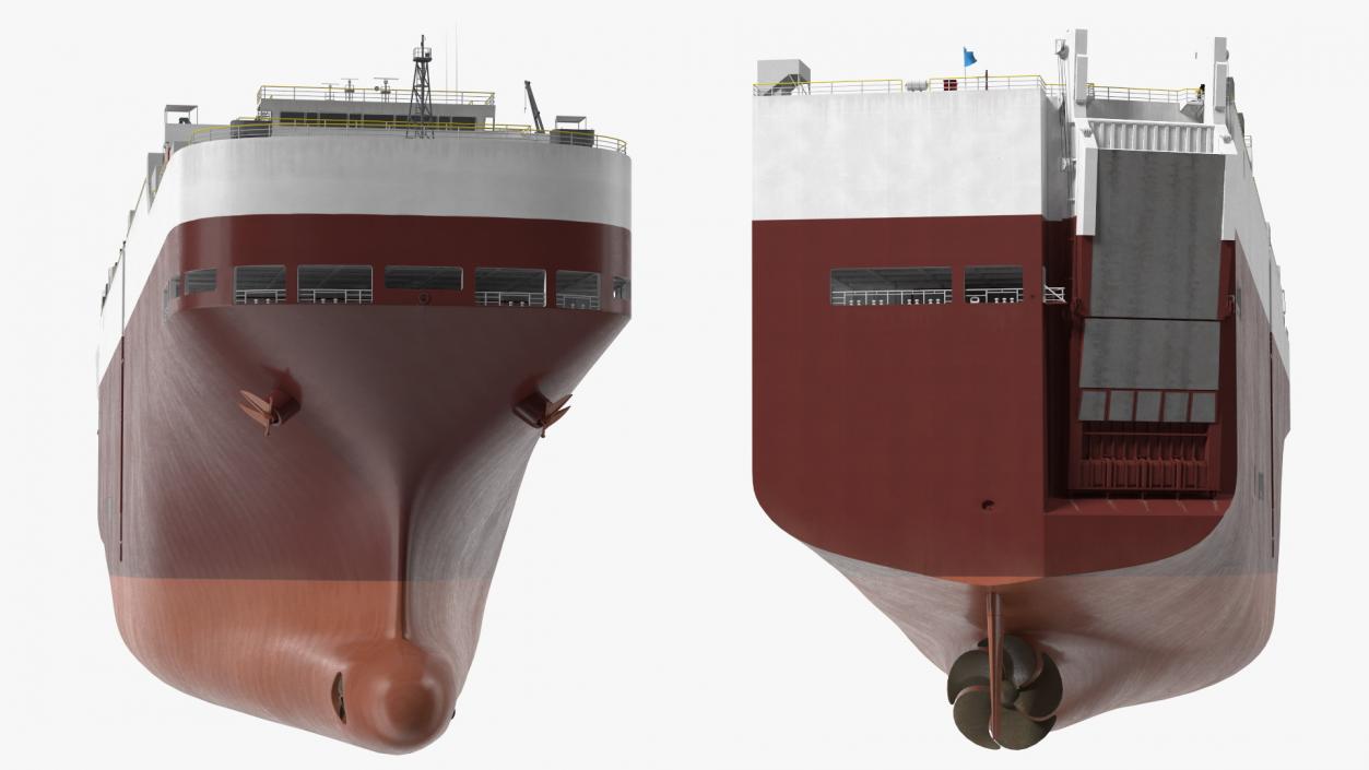 Car Carrier Cargo Ship 3D