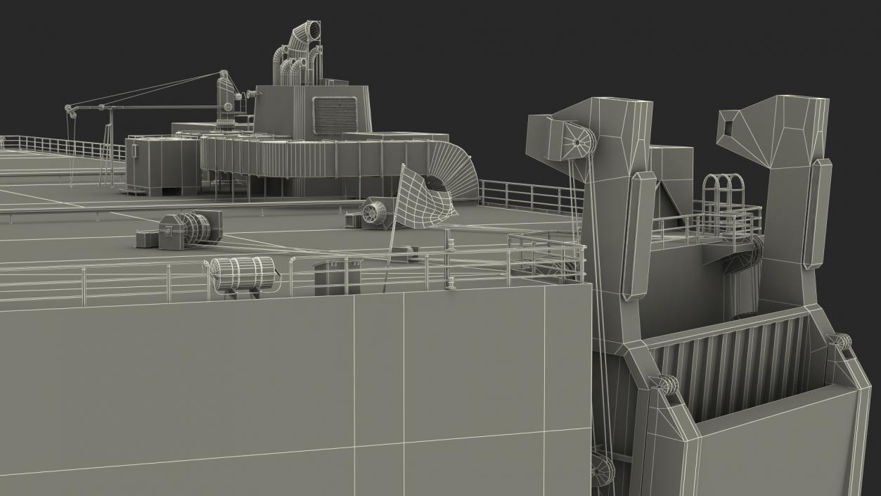 Car Carrier Cargo Ship 3D