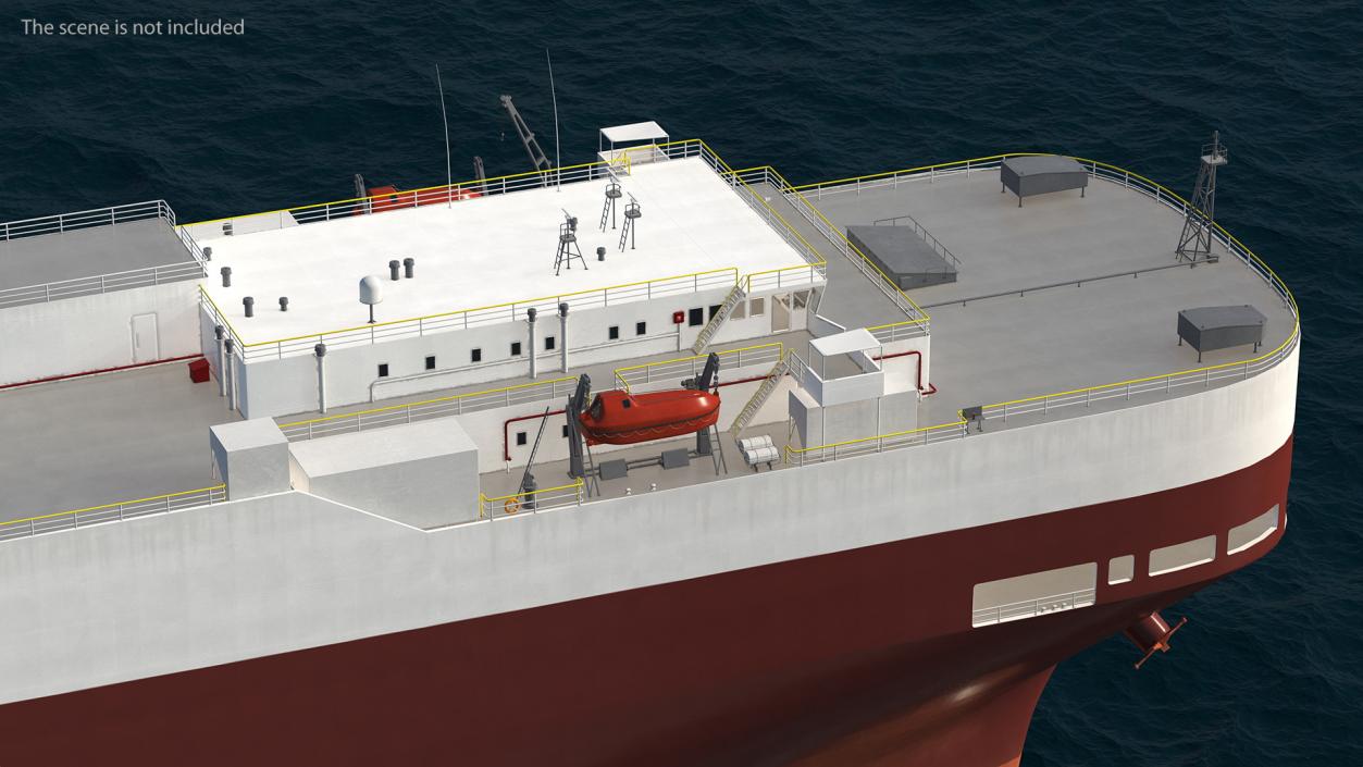 Car Carrier Cargo Ship 3D