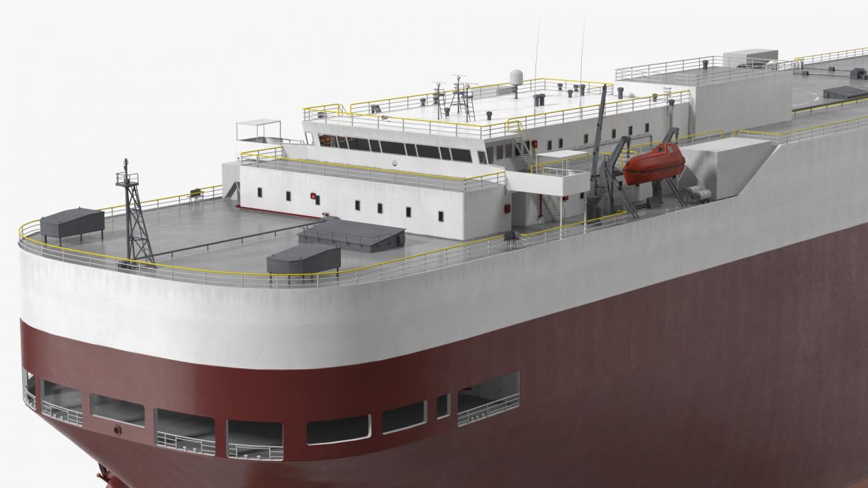 Car Carrier Cargo Ship 3D