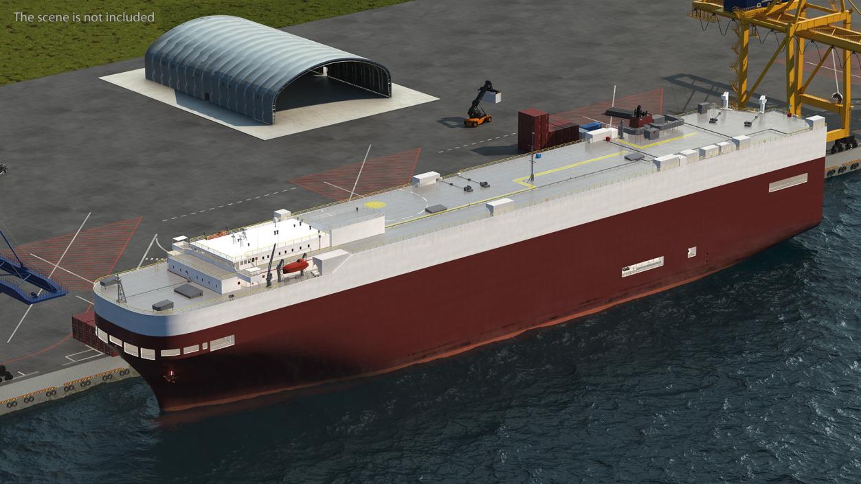 Car Carrier Cargo Ship 3D