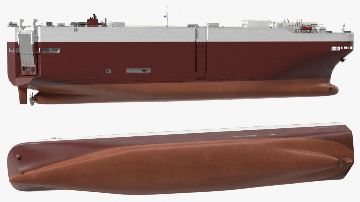 Car Carrier Cargo Ship 3D