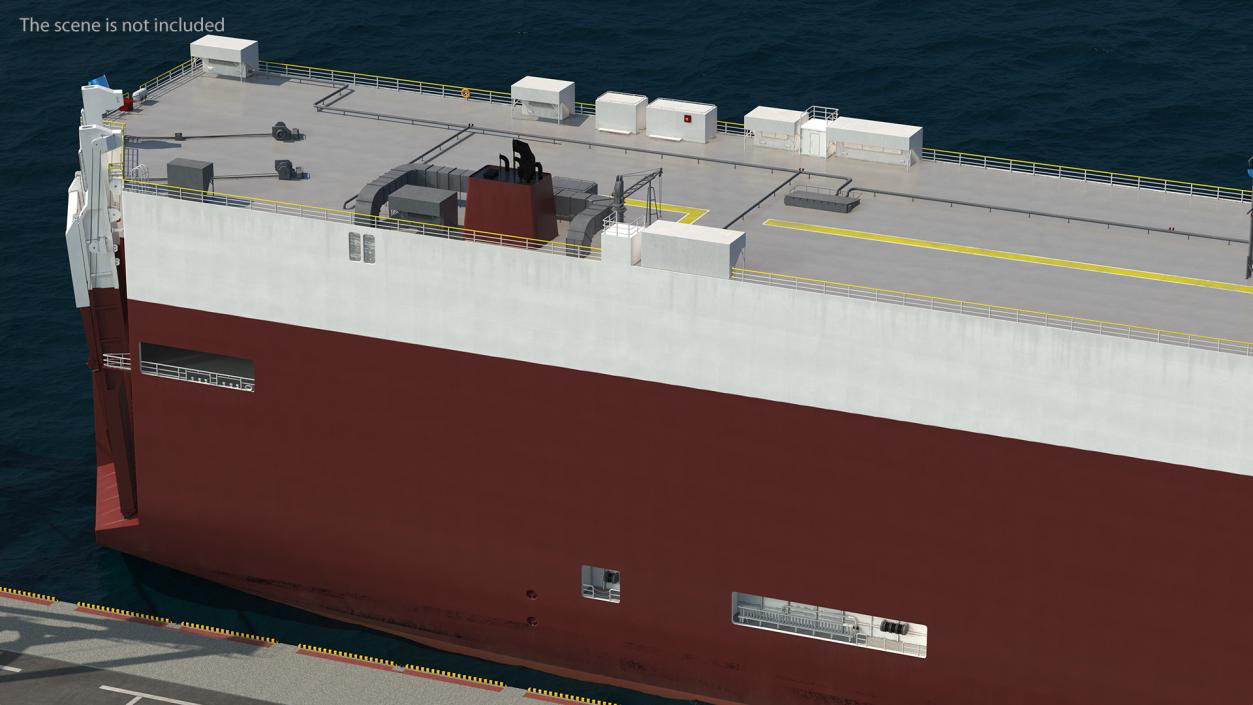 Car Carrier Cargo Ship 3D