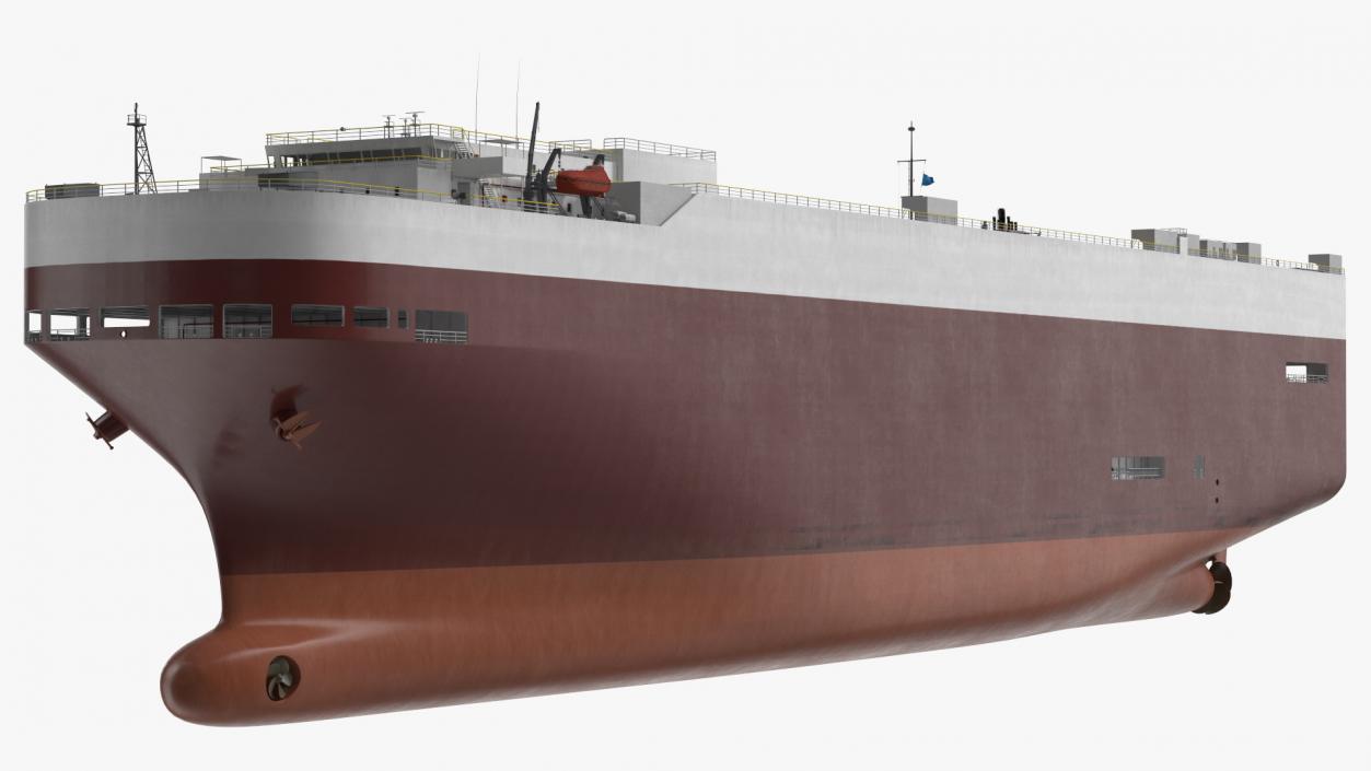 Car Carrier Cargo Ship 3D