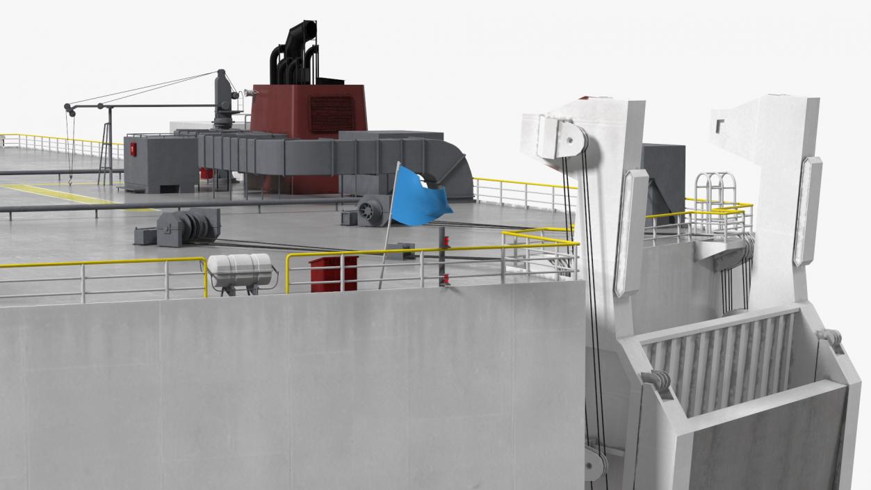 Car Carrier Cargo Ship 3D