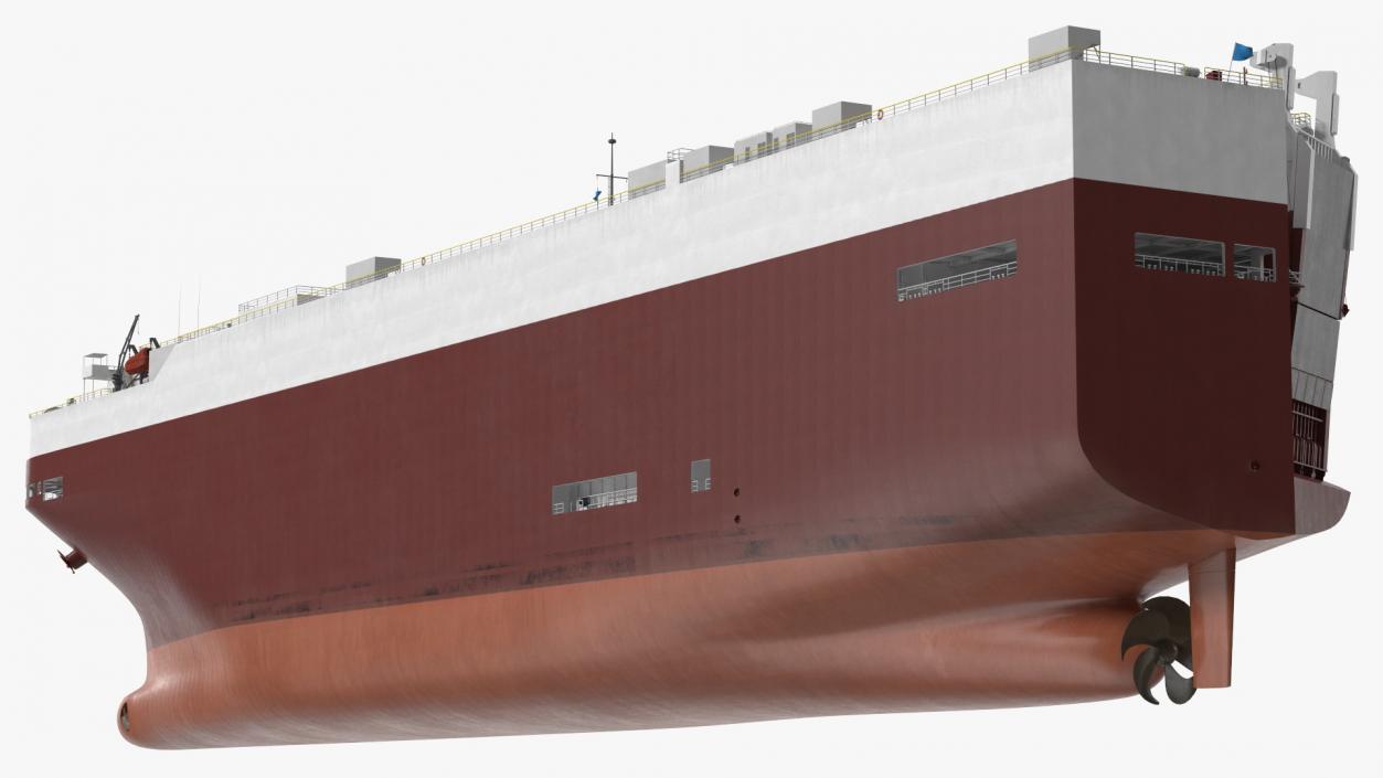 Car Carrier Cargo Ship 3D