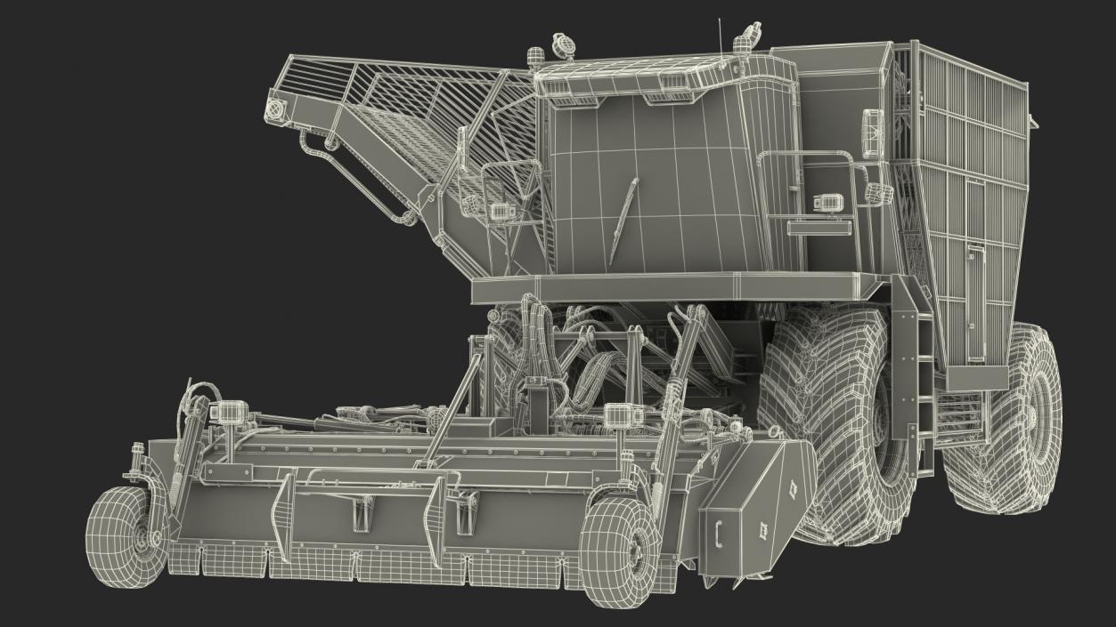 Vervaet 17T Beet Harvester Dusty 3D