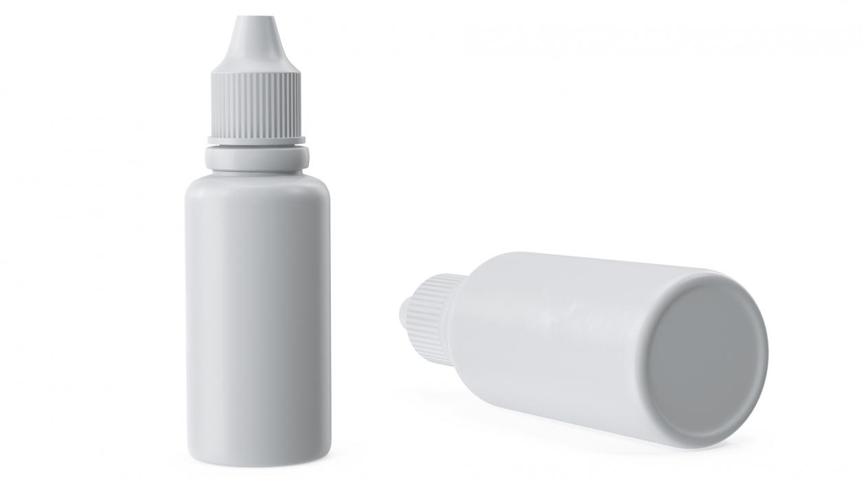 3D model Plastic Drops Bottle 30ml