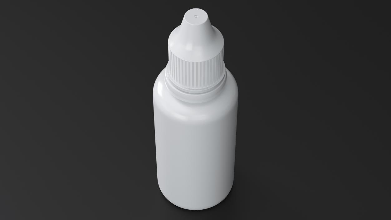 3D model Plastic Drops Bottle 30ml