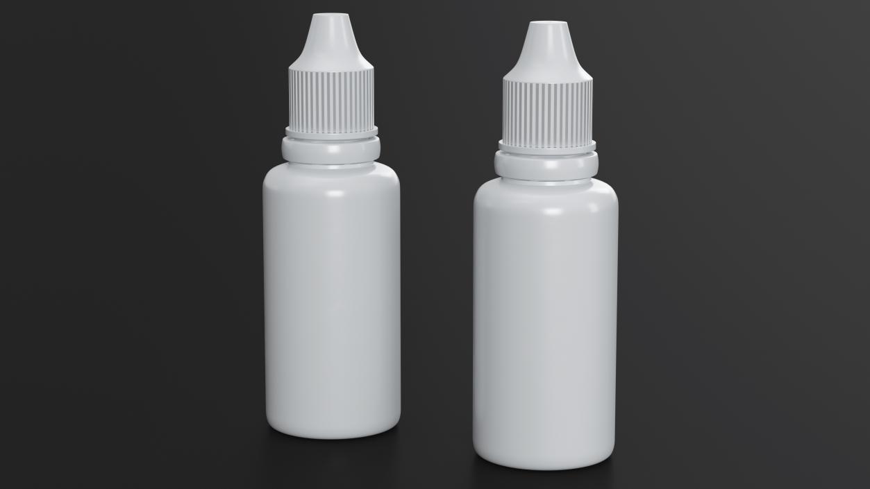 3D model Plastic Drops Bottle 30ml