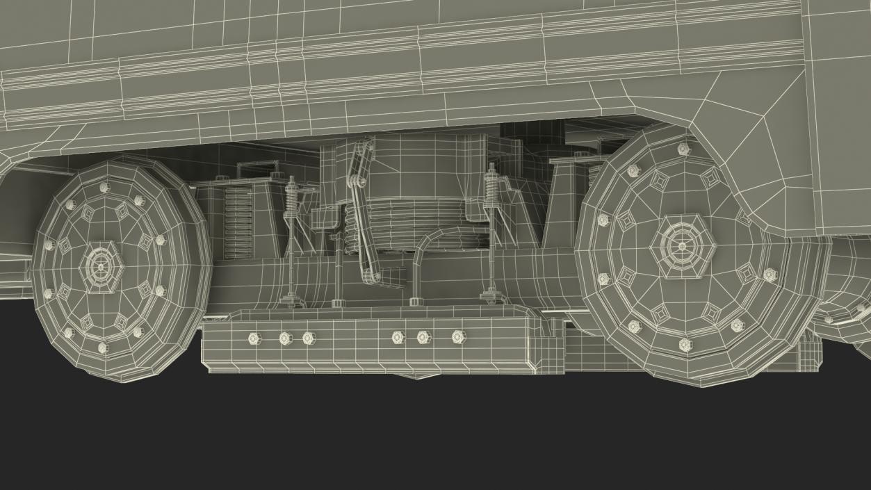 3D KTM-5 Soviet Tram Old