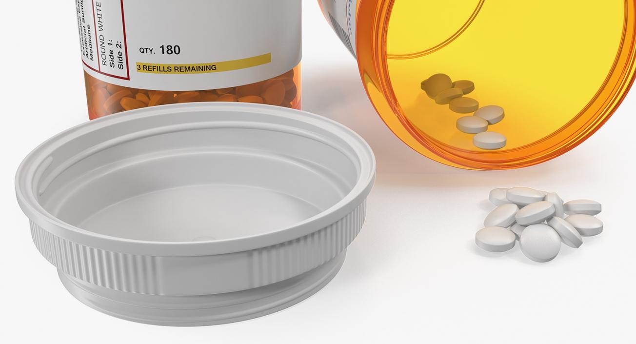 Small Pill Bottle 3D