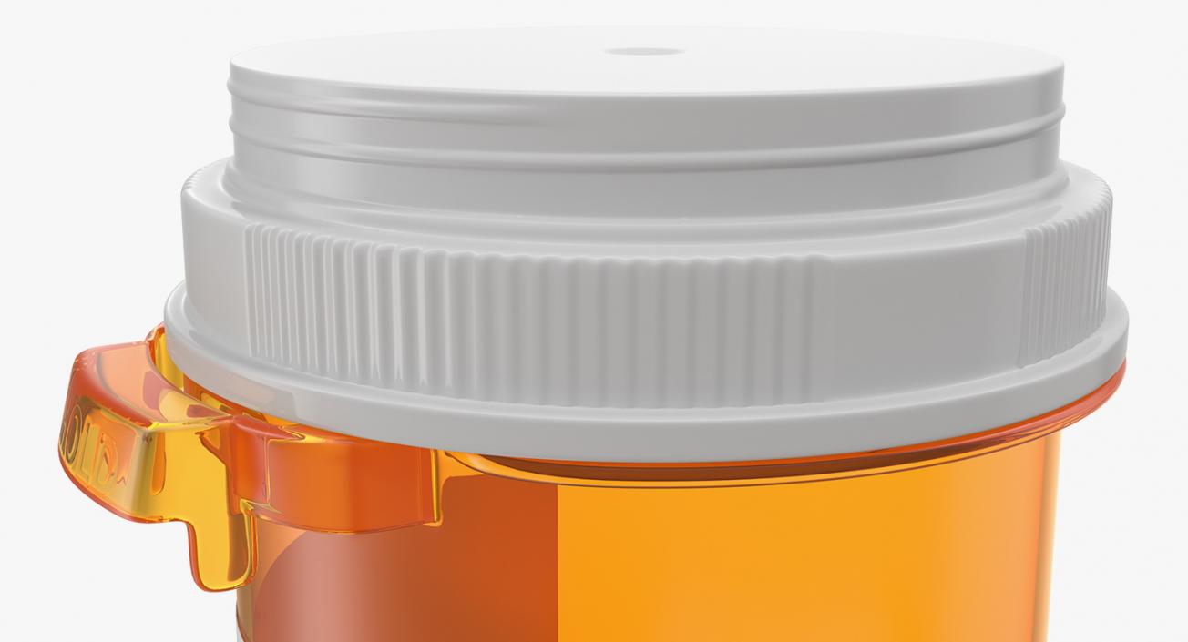 Small Pill Bottle 3D