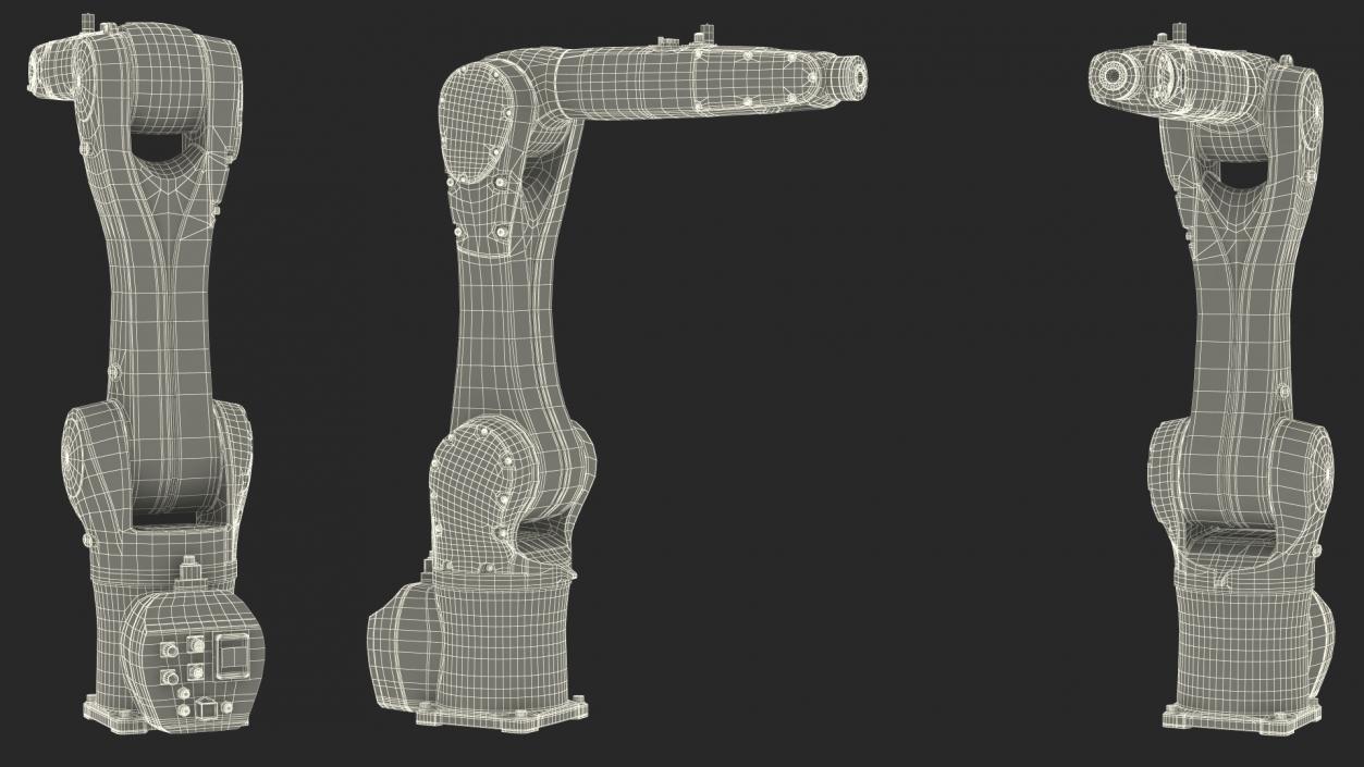 Lightweight Cobot LBR IIWA 7 R800 Rigged for Cinema 4D 3D model