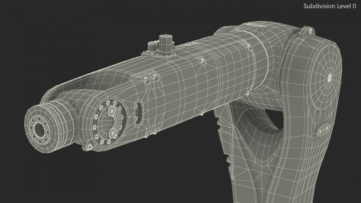 Lightweight Cobot LBR IIWA 7 R800 Rigged for Cinema 4D 3D model