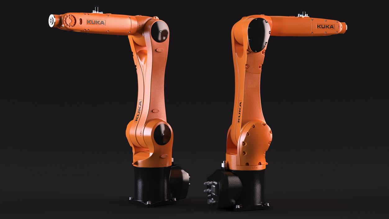 Lightweight Cobot LBR IIWA 7 R800 Rigged for Maya 3D model