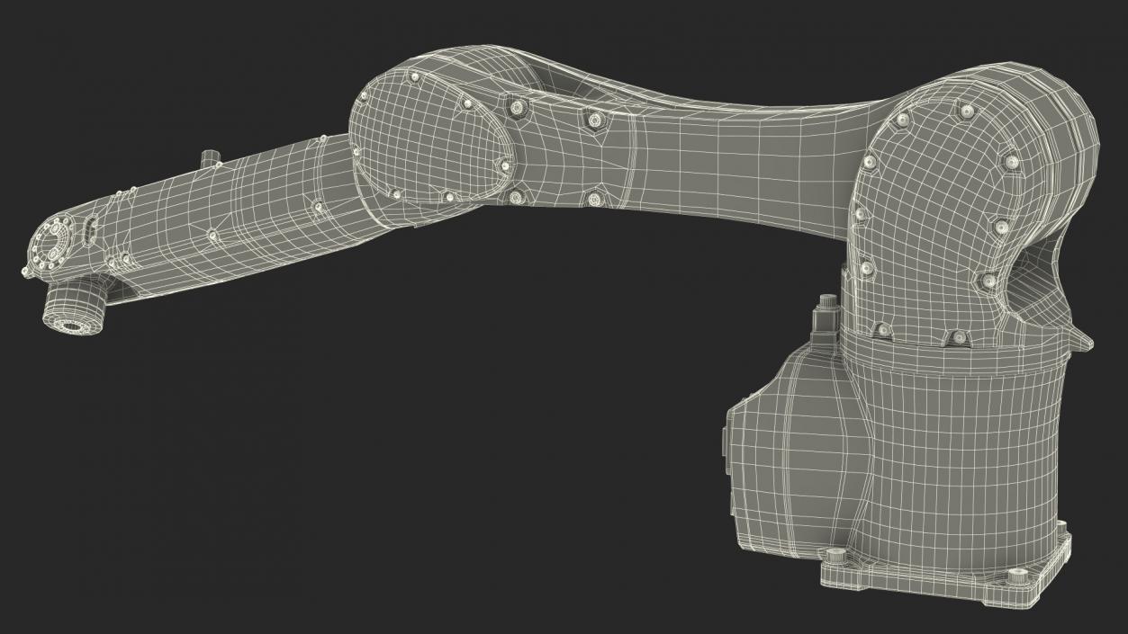 Lightweight Cobot LBR IIWA 7 R800 Rigged for Maya 3D model