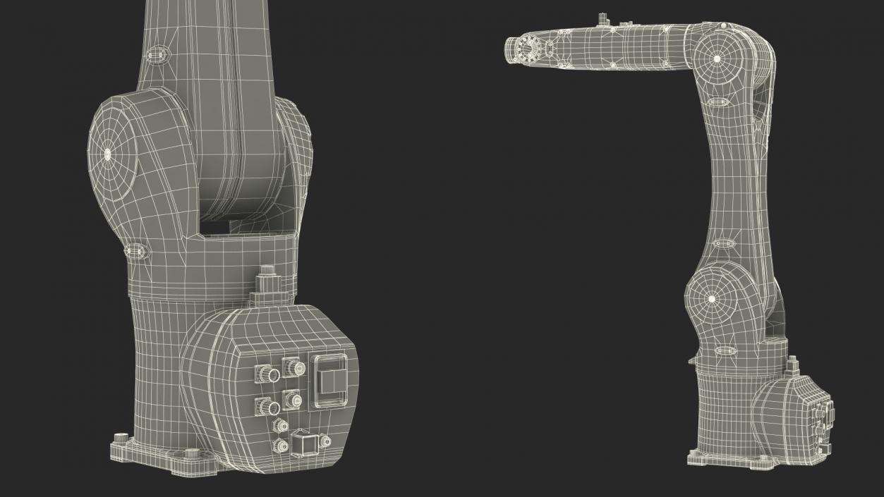 Lightweight Cobot LBR IIWA 7 R800 Rigged for Maya 3D model