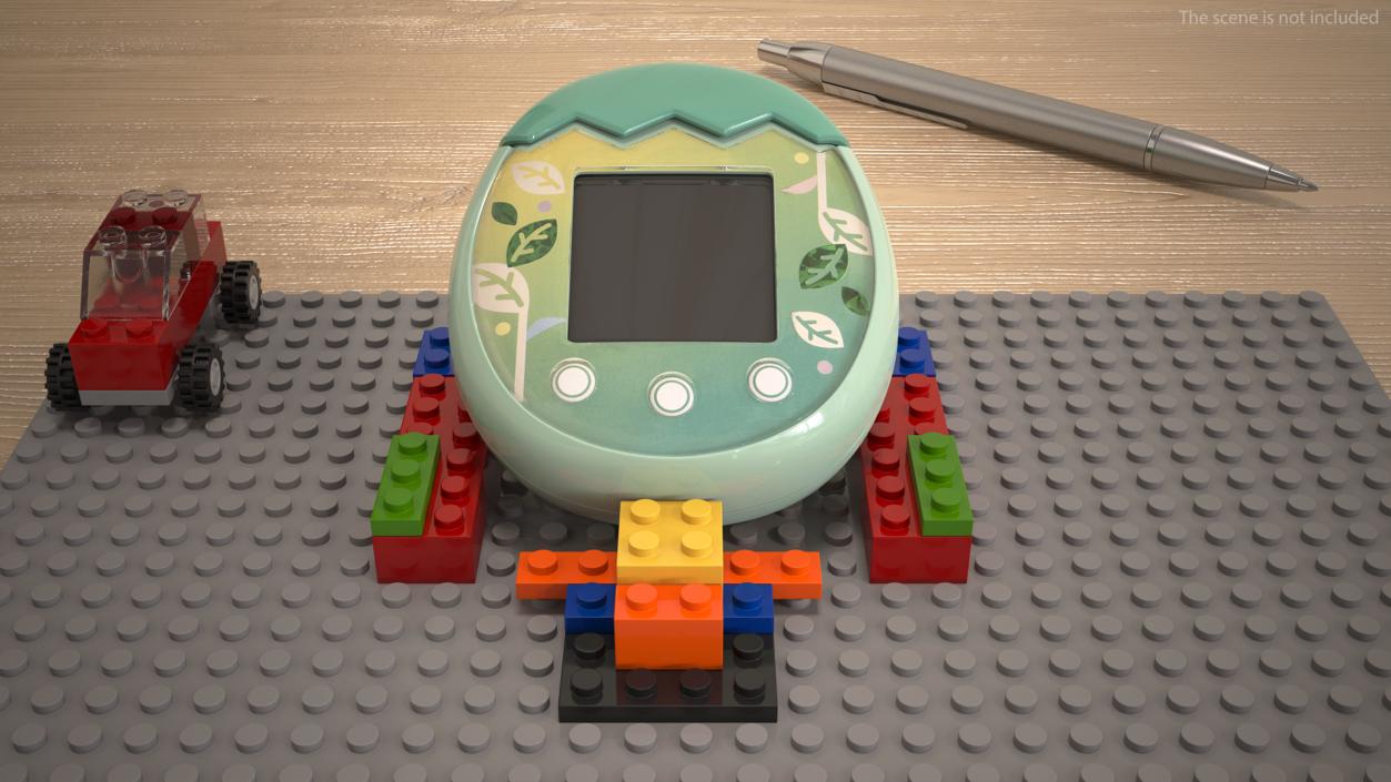 3D model Tamagotchi Pet Green