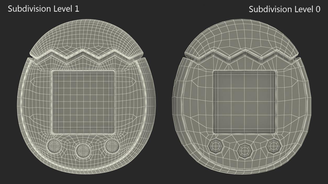 3D model Tamagotchi Pet Green