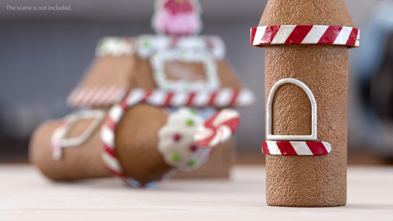 3D Cookie Dough Tower model