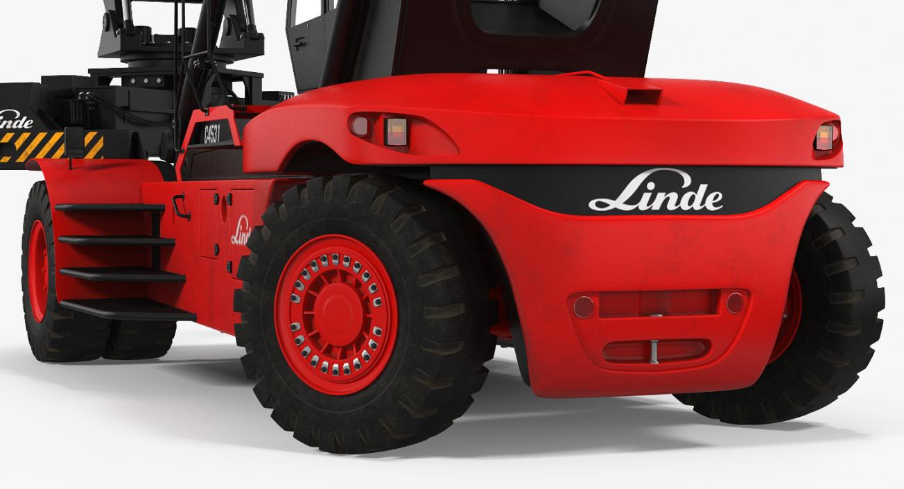 Reach Stacker Linde 3D model