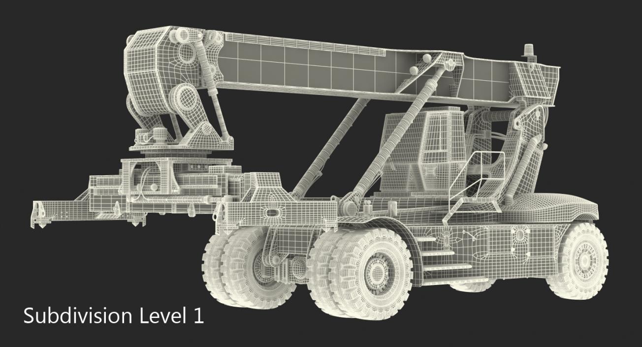 Reach Stacker Linde 3D model