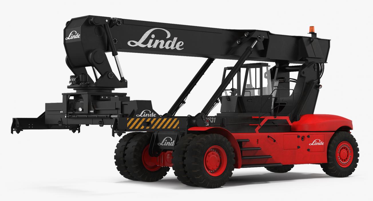 Reach Stacker Linde 3D model