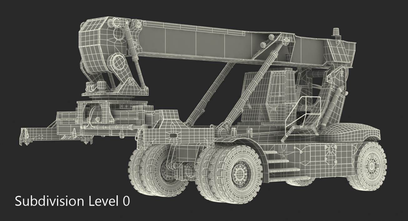 Reach Stacker Linde 3D model