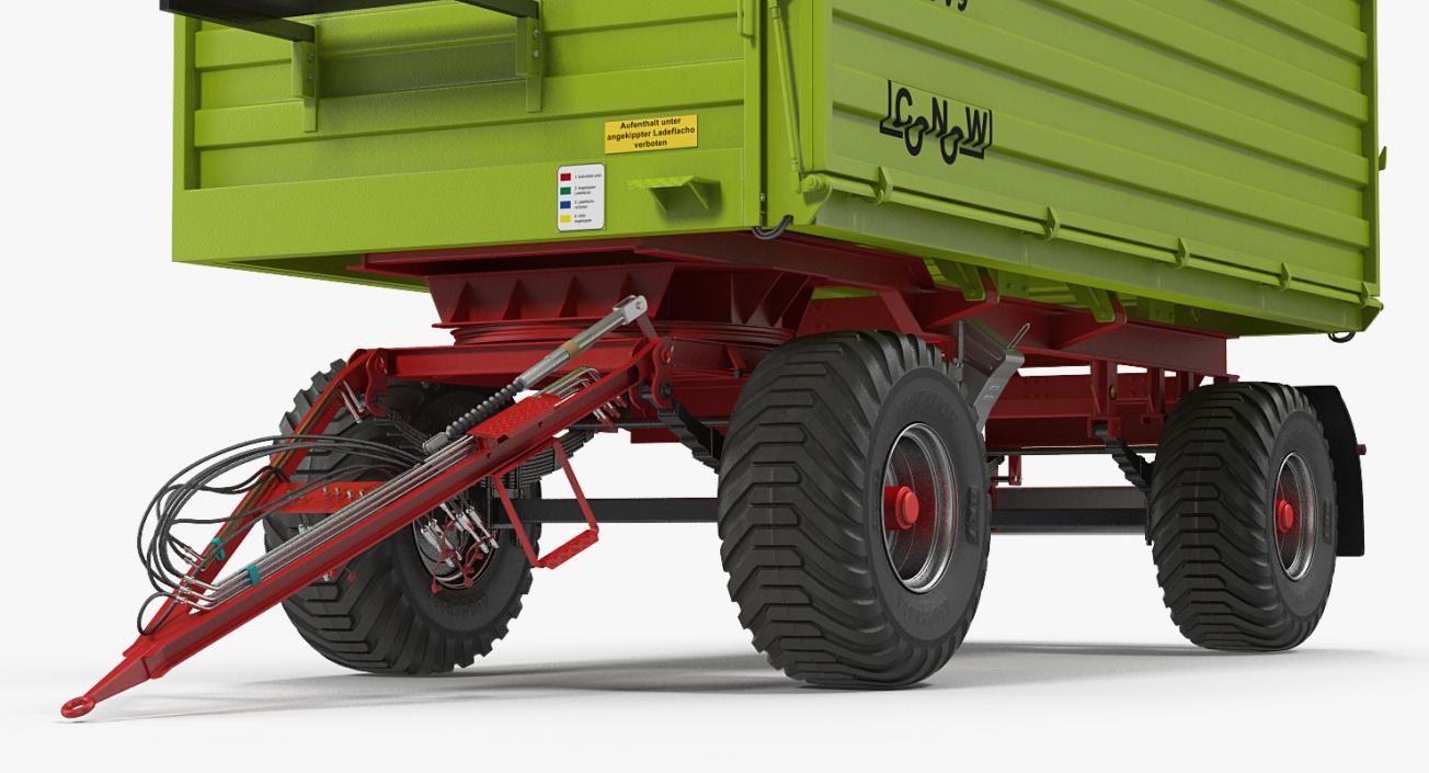 3D model Conow HW-80 Dump Trailer Clean