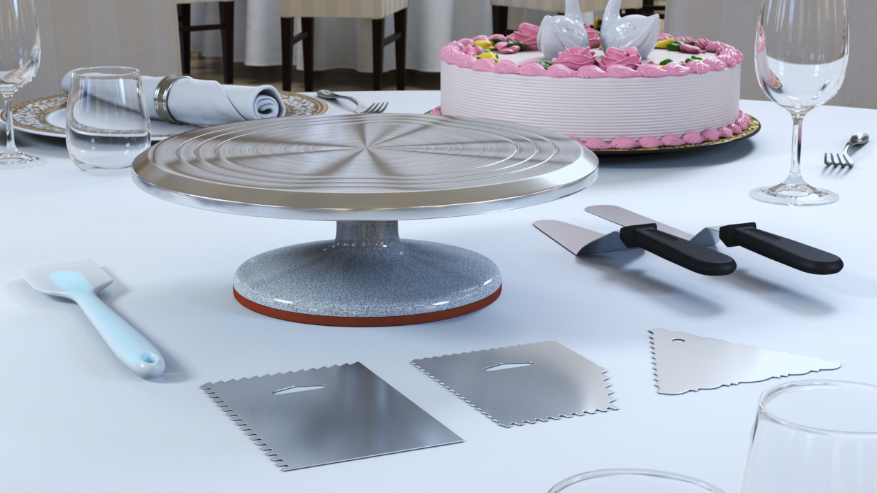 Cake Decorating Accessories 3D