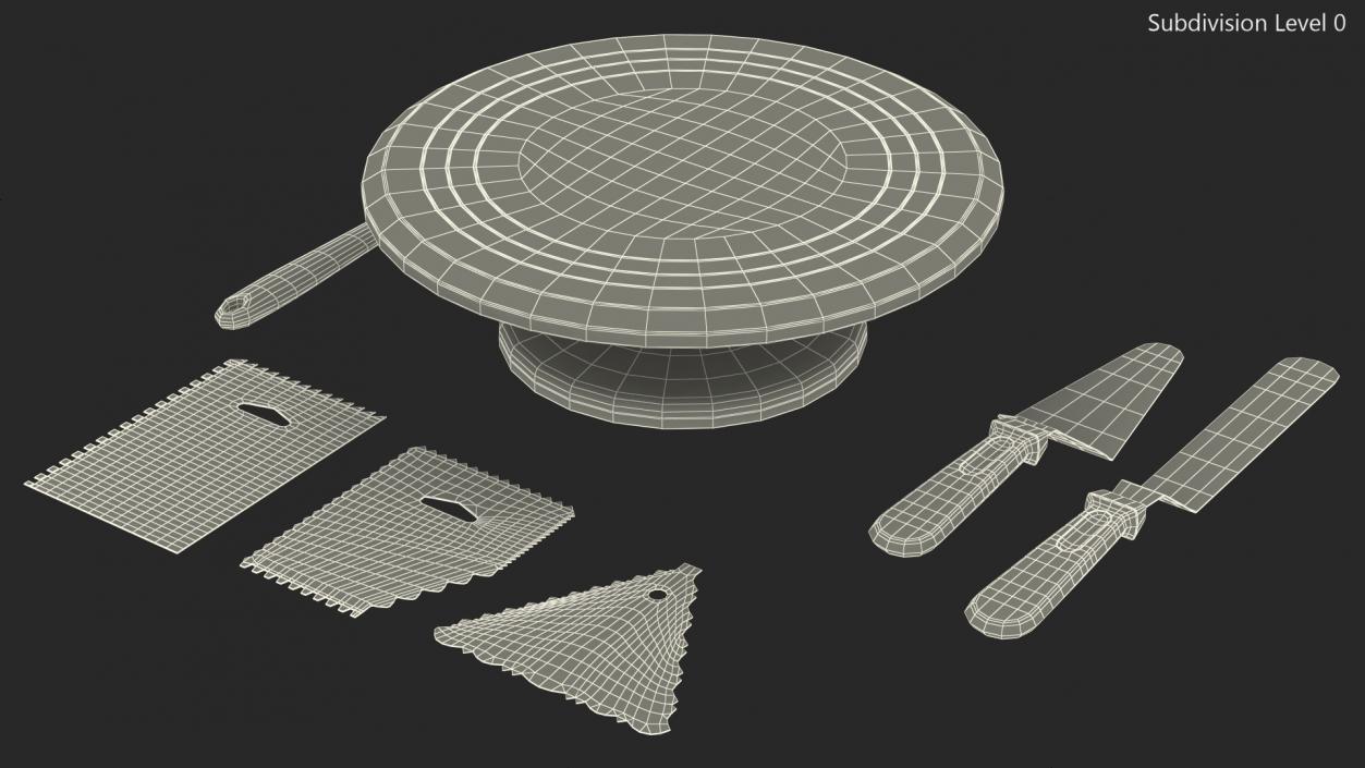 Cake Decorating Accessories 3D