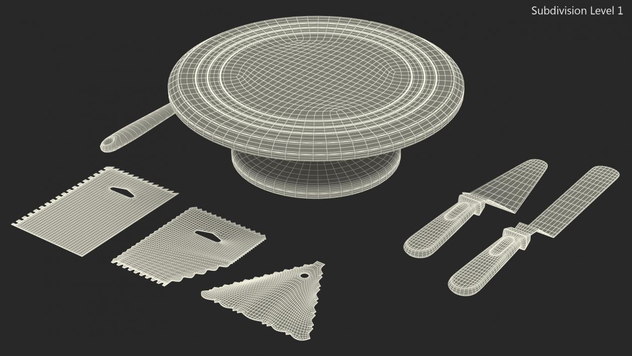 Cake Decorating Accessories 3D