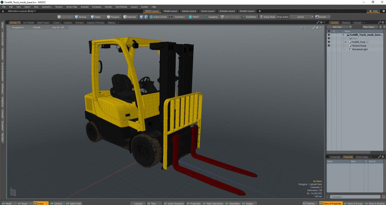 Forklift Truck 3D model