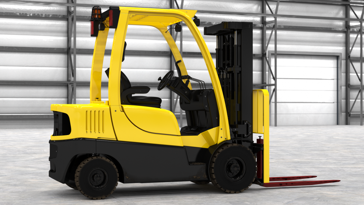 Forklift Truck 3D model