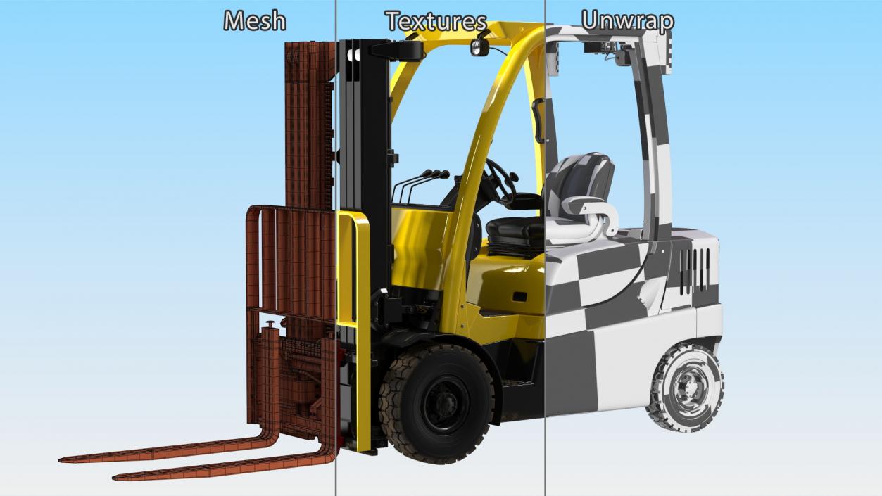 Forklift Truck 3D model