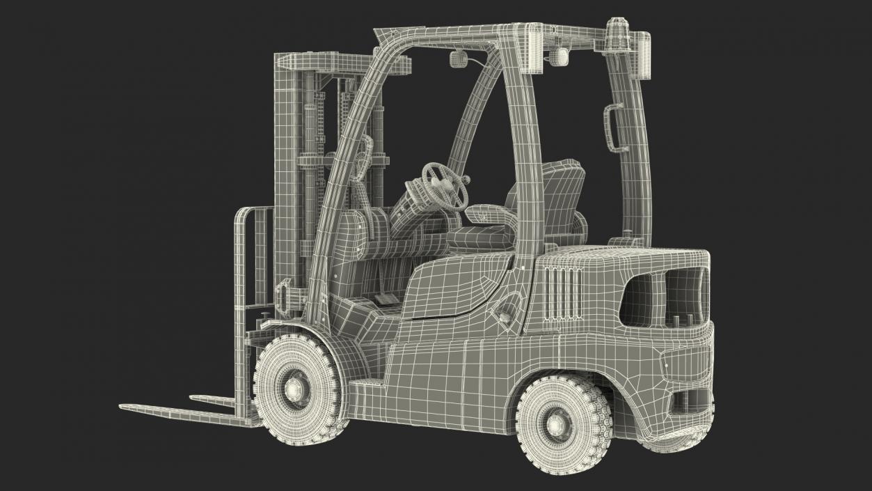 Forklift Truck 3D model