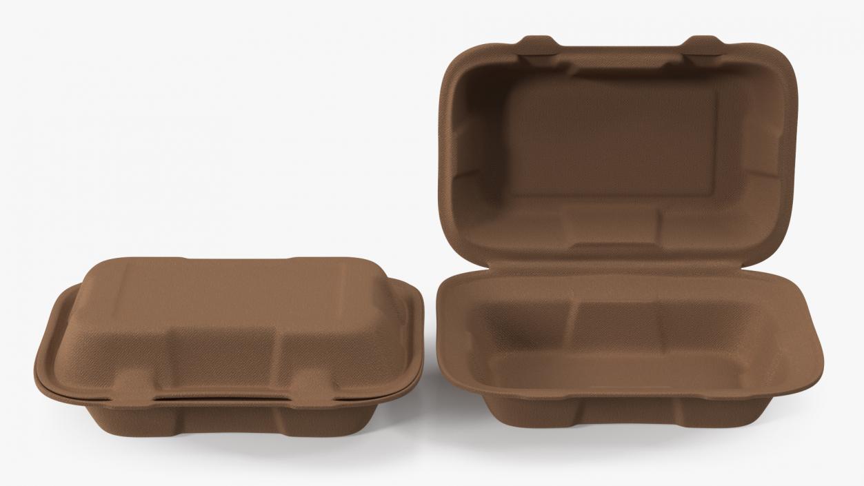 Biodegradable Lunch Box Set 3D