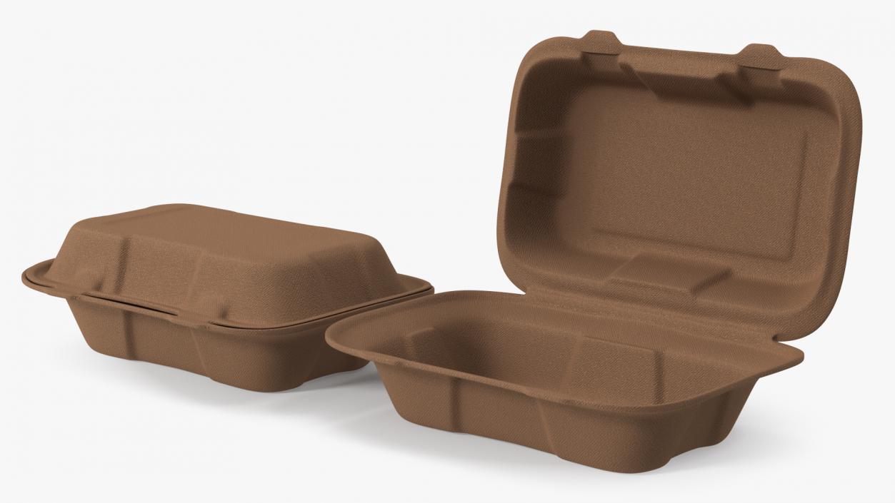 Biodegradable Lunch Box Set 3D