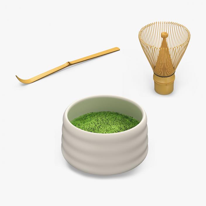 3D model Traditional Utensil For Matcha Tea Collection