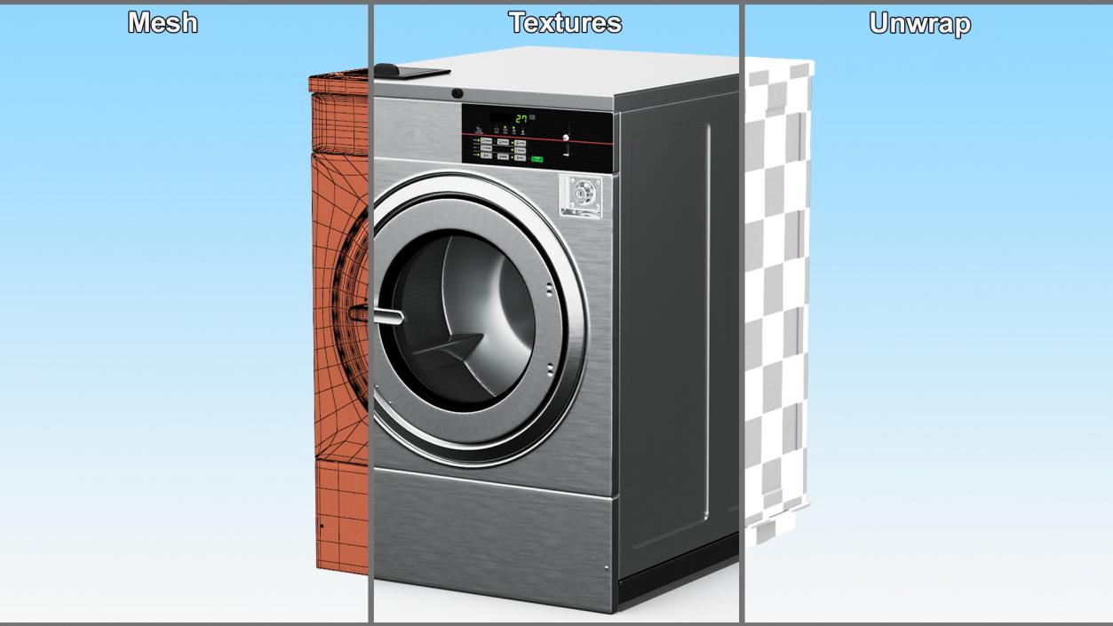 Laundry Washer-Extractor 3D model