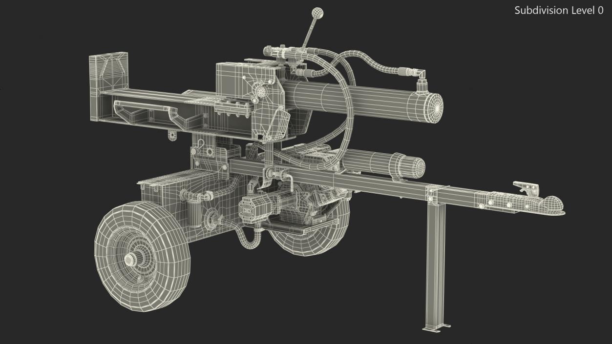 3D model WEN 56230 Lumberjack Gas Powered Log Splitter