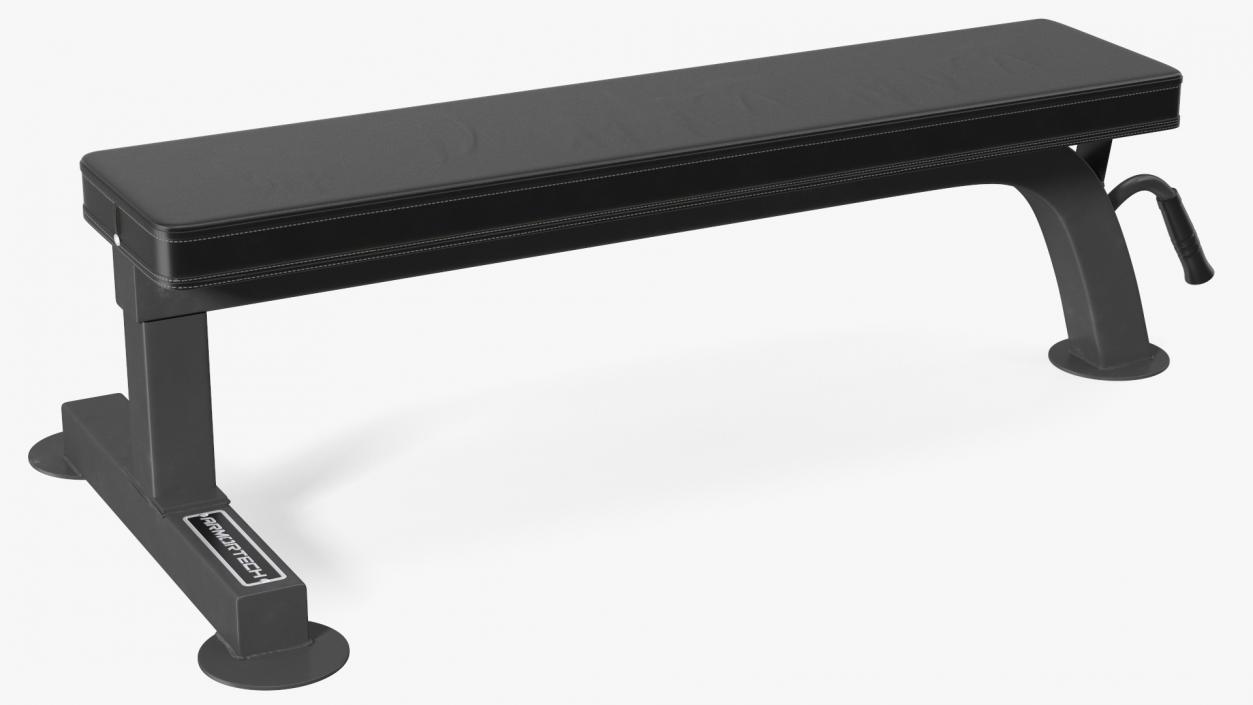 Sport Bench Black 3D