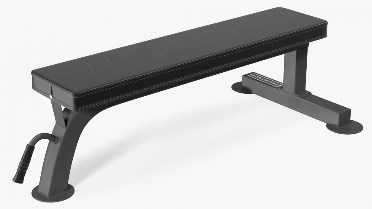 Sport Bench Black 3D