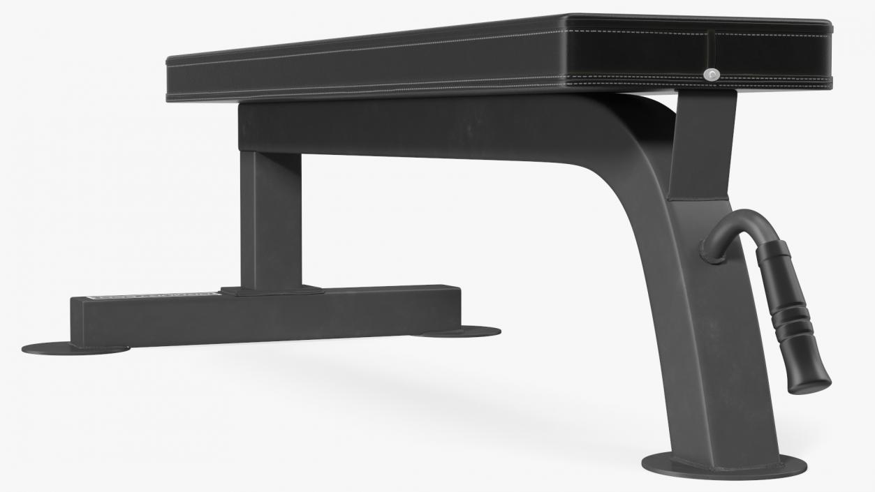 Sport Bench Black 3D