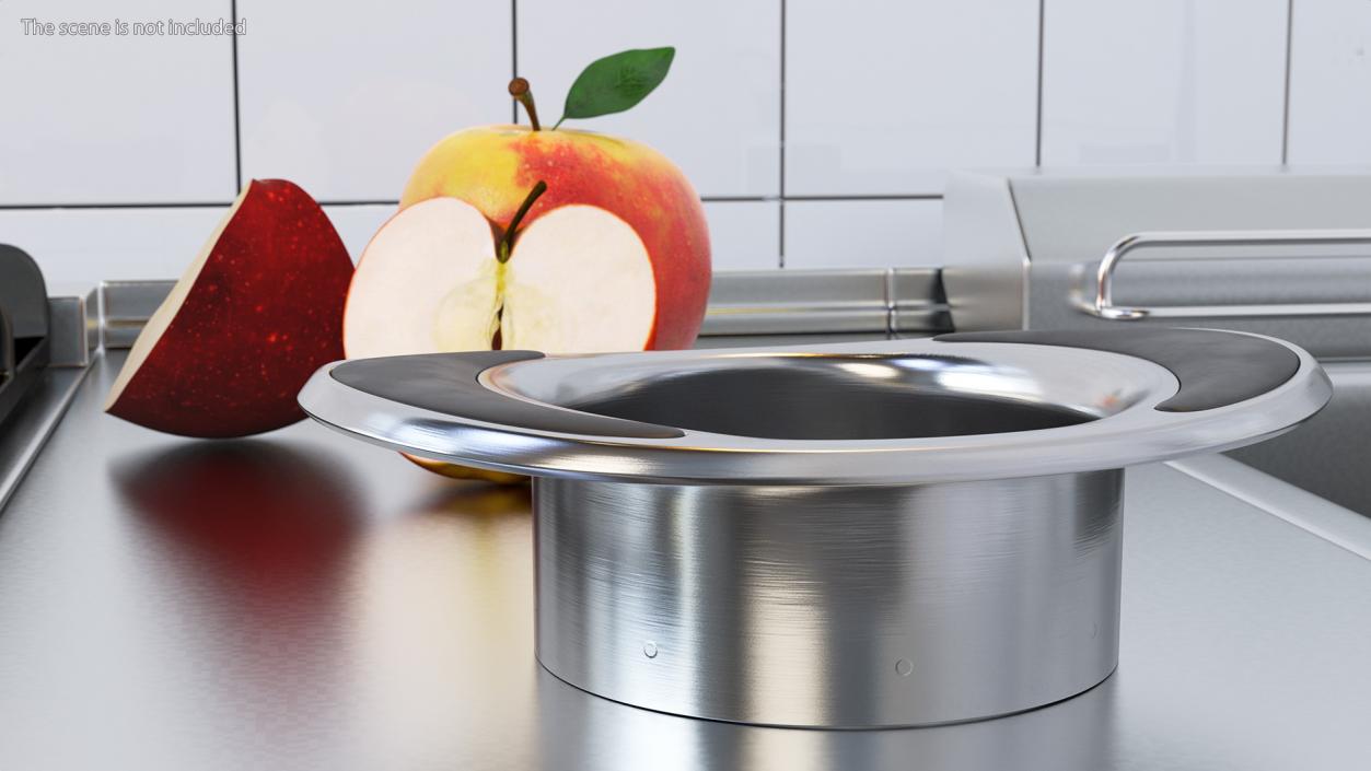 3D Stainless Steel Apple Slicer model