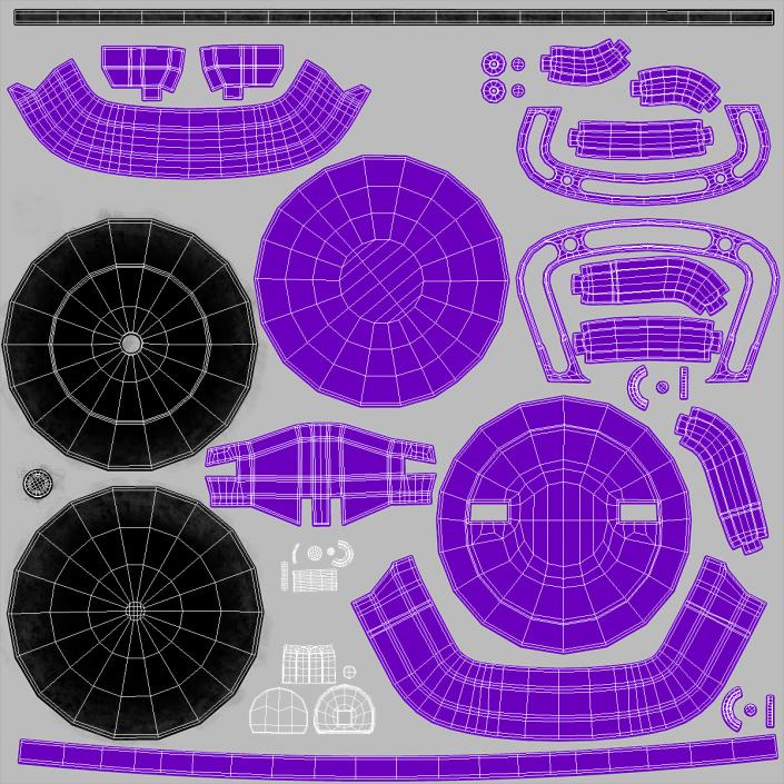 Dent Remover Open Purple 3D model