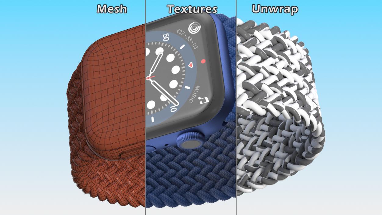 3D Apple Watches Collection 8