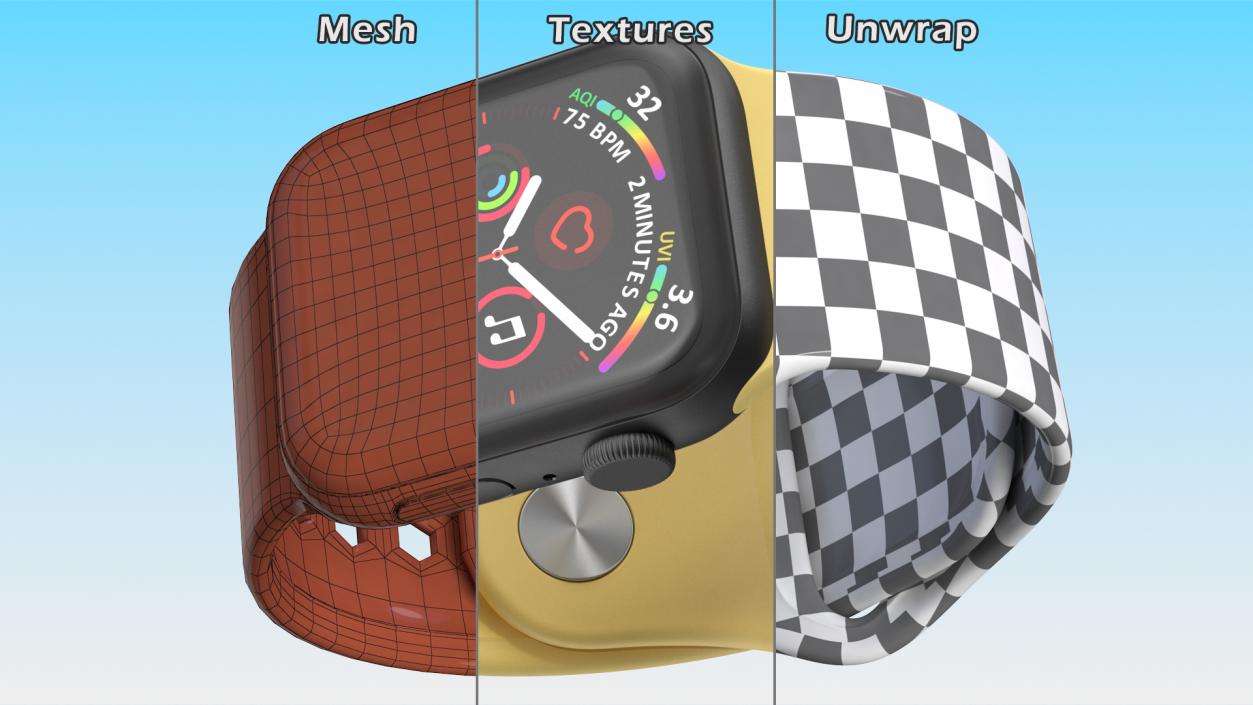 3D Apple Watches Collection 8